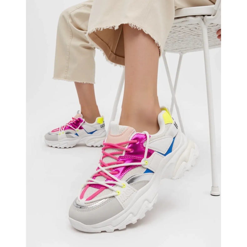 Sneakers féminins Zelora Rose Red multicolore