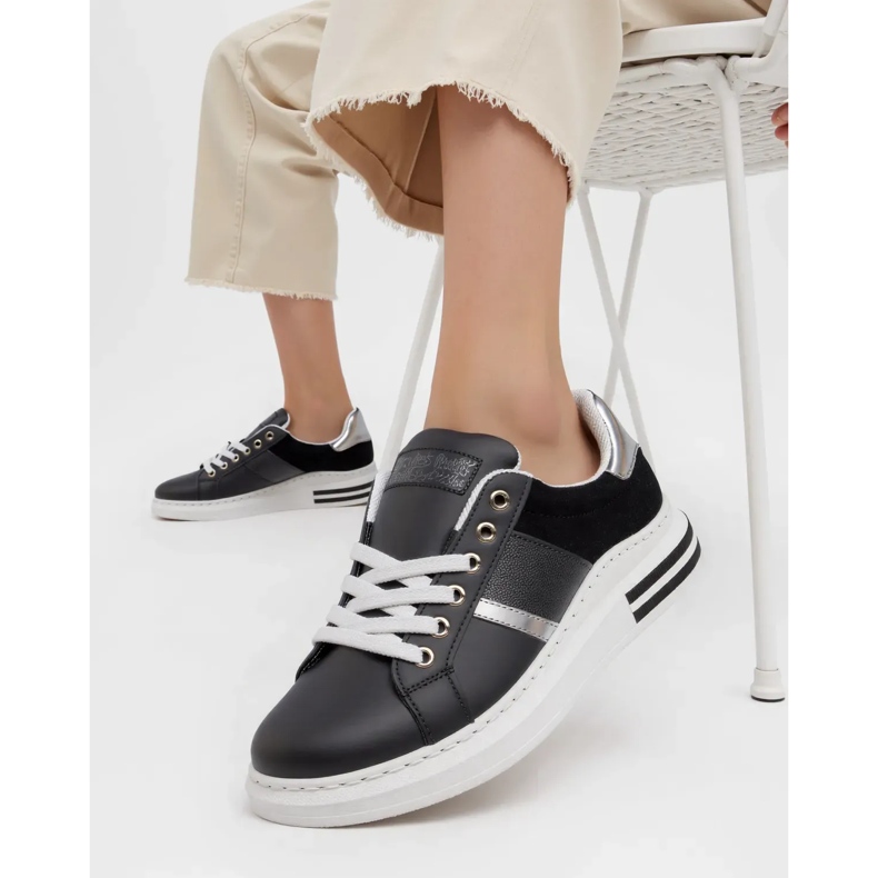 Baskets pour femmes Zenor Black le noir