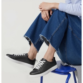 Sneakers pour femmes Veltor Black noir