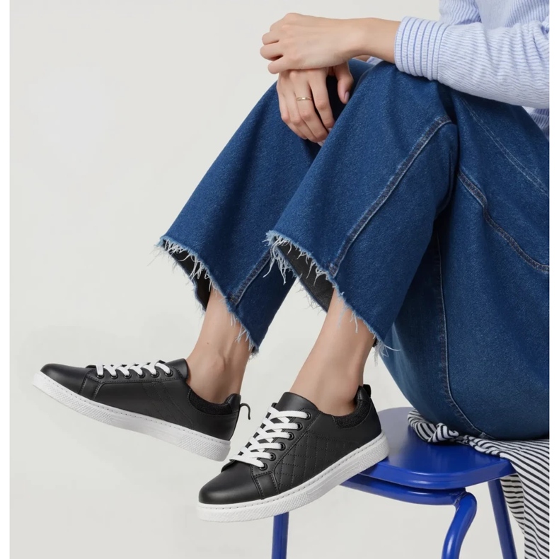 Sneakers pour femmes Veltor Black le noir
