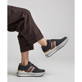 Baskets noires Veloxa pour femmes le noir