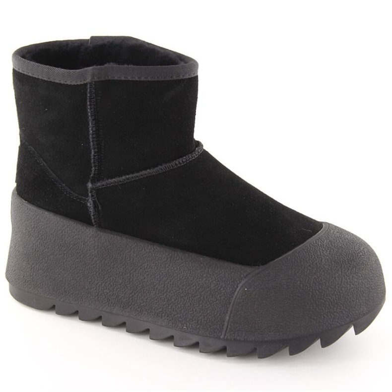 Big Star Bottes de neige sur la grande étoile de la plate-forme INT2023A le noir