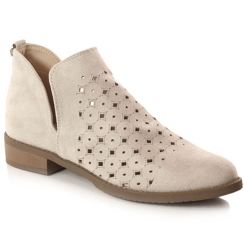 M.Daszyński Bottes ouvertes M. Daszyński San12b Beige