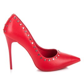 Vices New Collection Pin's avec strass rouge