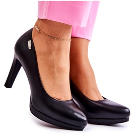 Sergio Leone Pompes classiques pour femmes sur la plate-forme noire