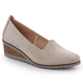 Chaussures pour le daig beige Potocki SZ12276 Chaussures pour le daig beige Potocki SZ12276