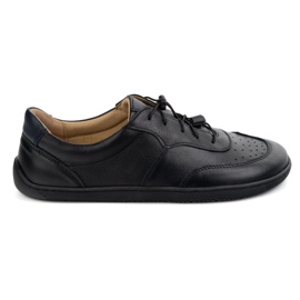 Kampol Chaussures en cuir minimaliste aux pieds nus 500/15 noir