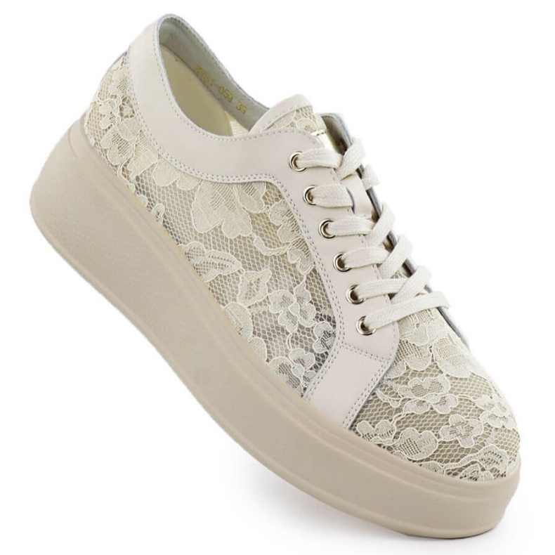 S.Barski Chaussures sur la plateforme S. Barski HY51-059 Beige