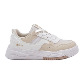 Sneakers sur la plate-forme Big Star OO274A155 blanche Sneakers sur la plate-forme Big Star OO274A155 blanche