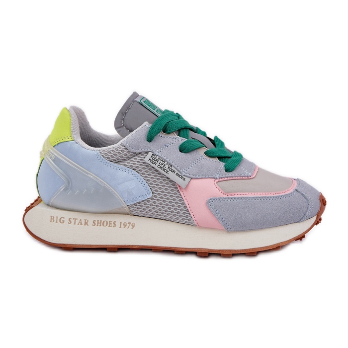 Sneakers pour femmes sur le système de mousse à mémoire de mémoire Big Star NN274682 Blue Platform bleu Sneakers pour femmes sur le système de mousse à mémoire de mémoire Big Star NN274682 Blue Platform bleu