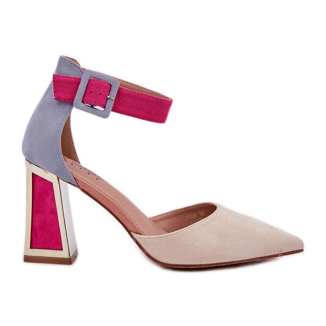 Sandales sur le pilier avec des orteils pointus légers mendiants beige Sandales sur le pilier avec des orteils pointus légers mendiants beige