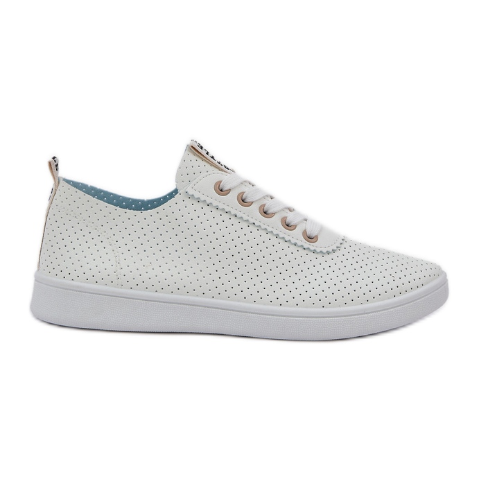 Lacet ouverte des femmes - baskets de haricots légers beige Lacet ouverte des femmes - baskets de haricots légers beige