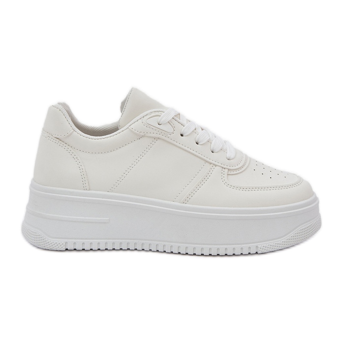 Baskets en cuir Eco Classic sur la plate-forme blanche Baskets en cuir Eco Classic sur la plate-forme blanche