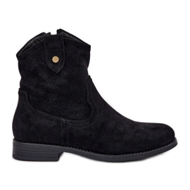 S.Barski Bottes à talons plates S. Barski Hy51-063 Black le noir