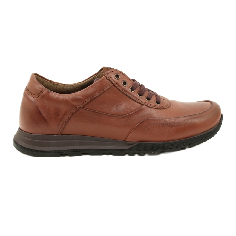 Olivier Chaussures décontractées en cuir pour hommes 902KNT marron brun Olivier Chaussures décontractées en cuir pour hommes 902KNT marron brun