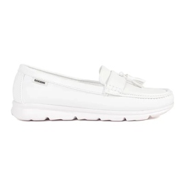 Goodin Muisseaux blancs avec franges sur un coin bas