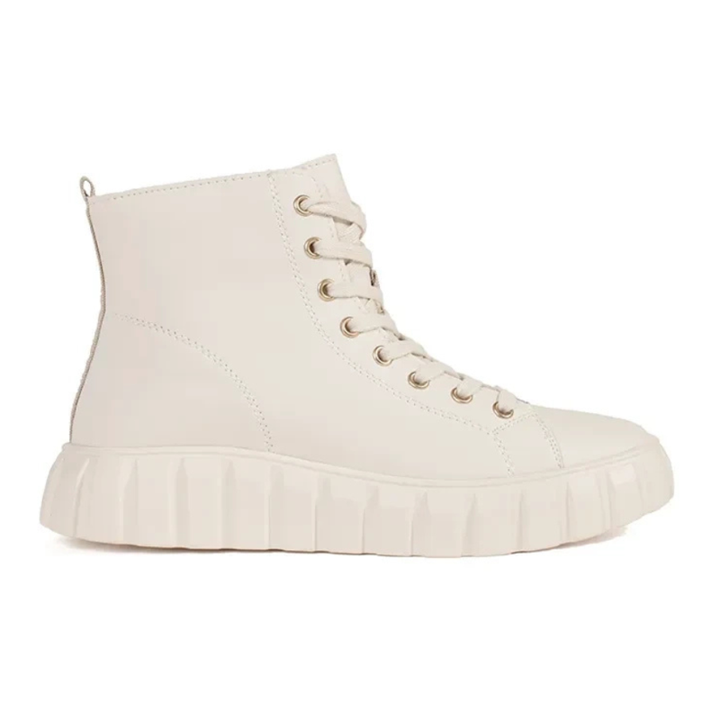 Goodin High Light -Beige Sneakers pour femmes sur la plate-forme