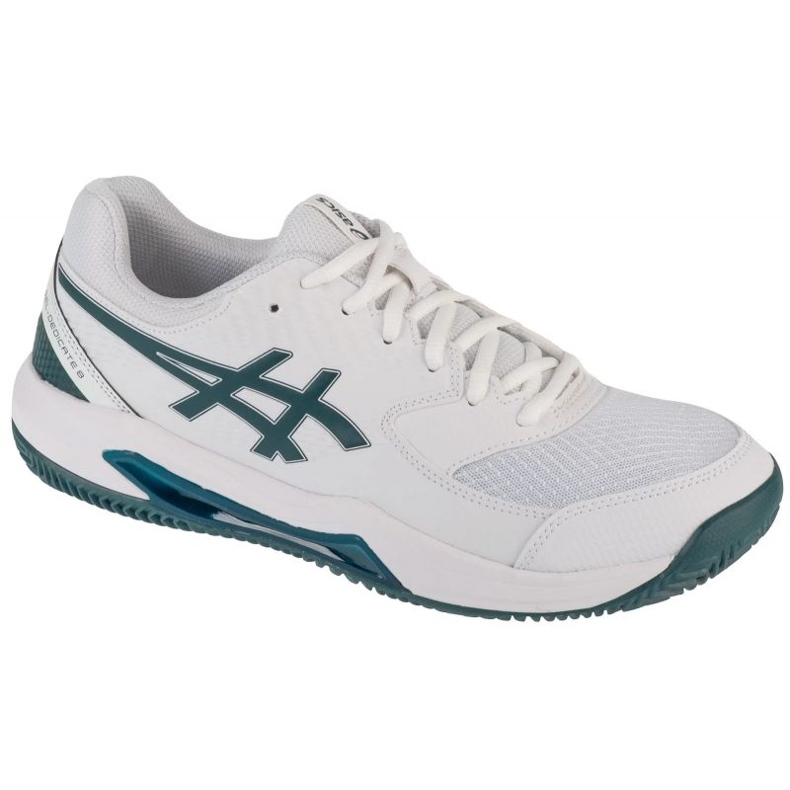 ASICS Gel-Dedicate 8 Clay 1041A448-104 Chaussures de tension blanche ASICS Gel-Dedicate 8 Clay 1041A448-104 Chaussures de tension blanche