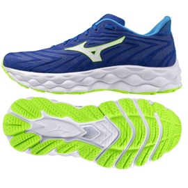 Chaussures de course Mizuno Wave Sky 8 J1gc240253 Bleu