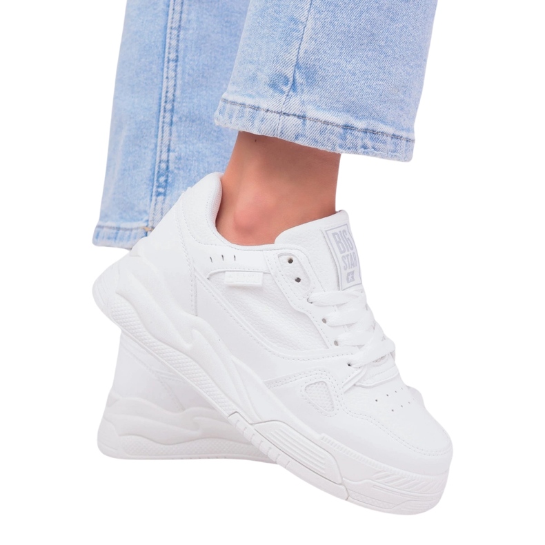 Sneakers Chaussures pour femmes Big Star NN274667 White blanche