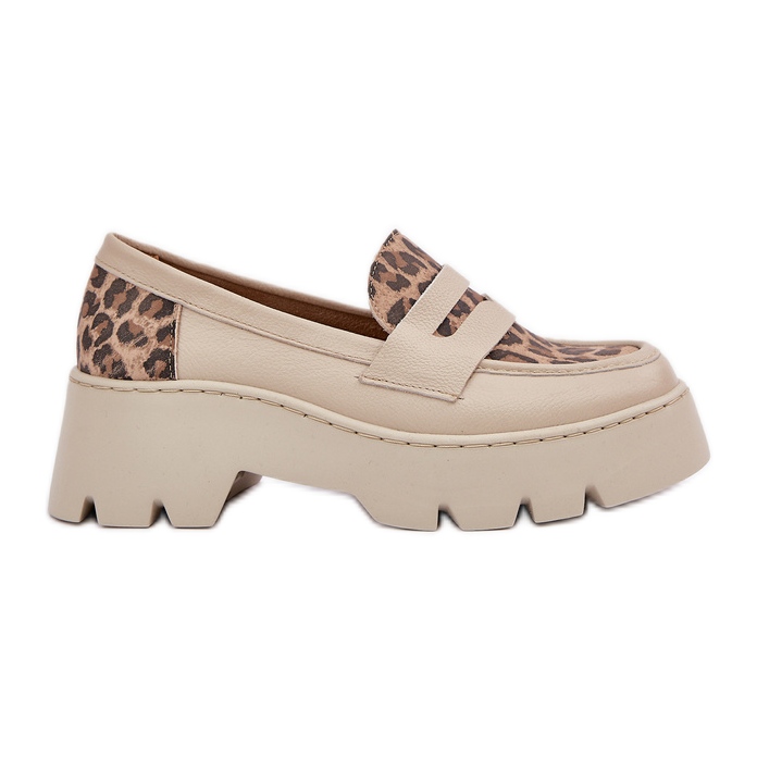 Zazoo Locs en cuir féminin léger beige
