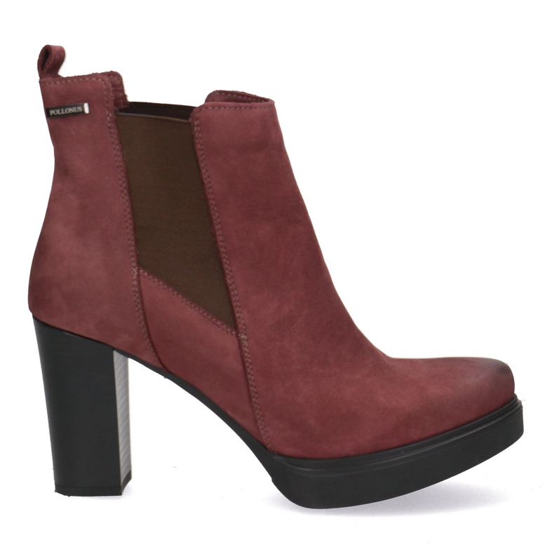 Polbut Talons hauts en cuir féminin Pollonus Bourgogne 5-0871-011 rouge Polbut Talons hauts en cuir féminin Pollonus Bourgogne 5-0871-011 rouge