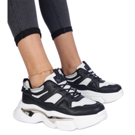 Sneakers noirs chaussures de sport pour femmes