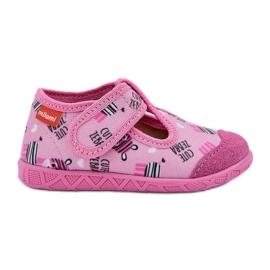 Slippers pour enfants en zèle rose Slippers pour enfants en zèle rose