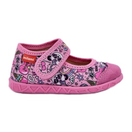 Slippers pour enfants en pandas roses