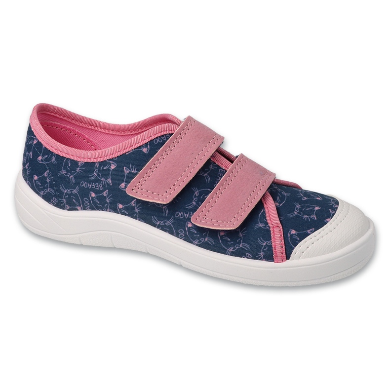 Baskets enfant Befado avec velcro 772Y012 rose/bleu marine Baskets enfant Befado avec velcro 772Y012 rose/bleu marine