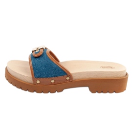 Scholl Pescura emblématique F305492349 Clogs bleu