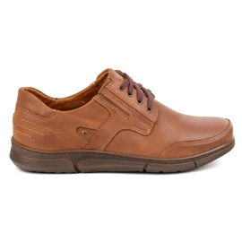 Polbut Chaussures masculines décontractées J55 Camel brun