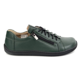 Olivier Chaussures minimalistes Femmes en cuir pieds nus 1242 Green vert