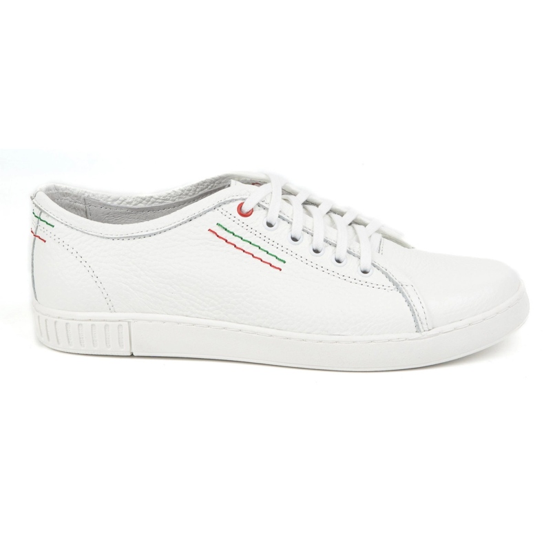 Polbut Leather Shoes Sneakers Modèle Mend Mode 2129 White blanche Polbut Leather Shoes Sneakers Modèle Mend Mode 2129 White blanche