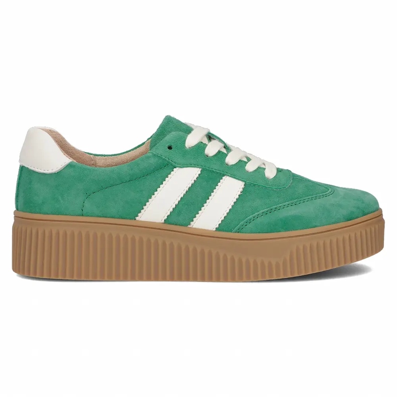 Sneakers en cuir Filippo DP6776 / 25 Suede verte Sneakers en cuir Filippo DP6776 / 25 Suede verte