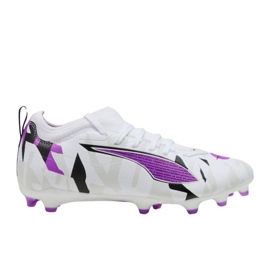 Puma Ultra 5 Match Forever FG / AG 108413 01 Chaussures de football blanche Puma Ultra 5 Match Forever FG / AG 108413 01 Chaussures de football blanche