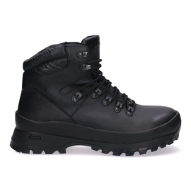 Chaussures tactiques de trekking solide-Myśliwskie Bison Pollonus Black 6-0126-001 le noir le noir