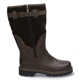 Bottes tactiques durables-Myśliwskie Leather Baribal Pollonus Brown 6-0104-002 Face brun brun Bottes tactiques durables-Myśliwskie Leather Baribal Pollonus Brown 6-0104-002 Face brun brun