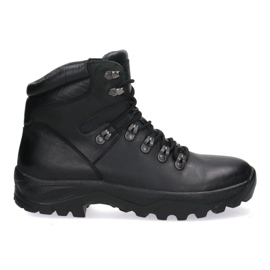 Chaussures de chasse durables, chaussures de randonnée dans les montagnes noires de Pollonus 6-0127-001 Knieja le noir le noir
