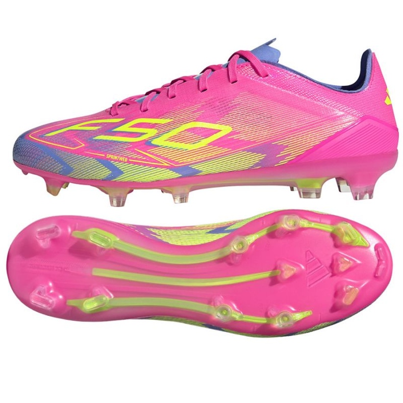 Adidas F50 Pro FG / MG JH6419 Pink Football Shoes rose Adidas F50 Pro FG / MG JH6419 Pink Football Shoes rose