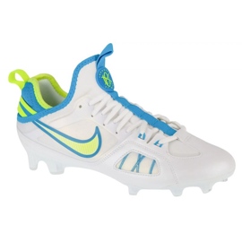 Nike Huarache 9 Varsity LAX SE FG FZ3620-100 Chaussures de football blanche