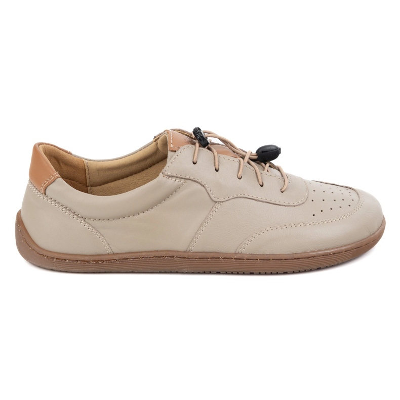 Kampol Barefoot Chaussures en cuir minimaliste 500/18 Cappuccino beige Kampol Barefoot Chaussures en cuir minimaliste 500/18 Cappuccino beige