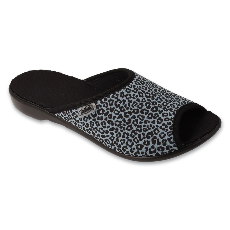 Slippers de Befado pour femmes Pu 255d004 avec des taches bleu