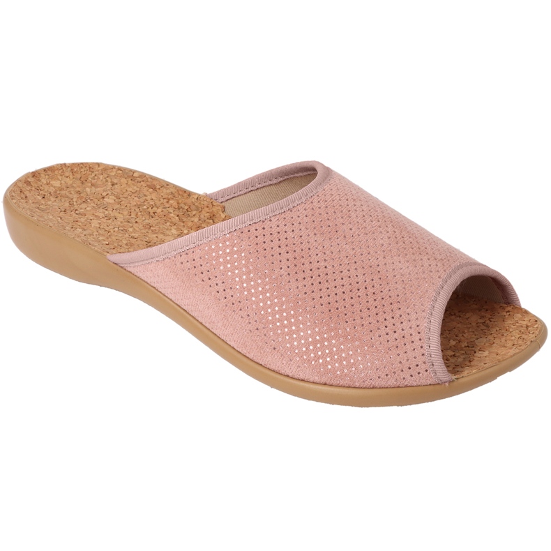 Befado Béfado Women's Slippers PU 254D160 Cork Insert rose Befado Béfado Women's Slippers PU 254D160 Cork Insert rose