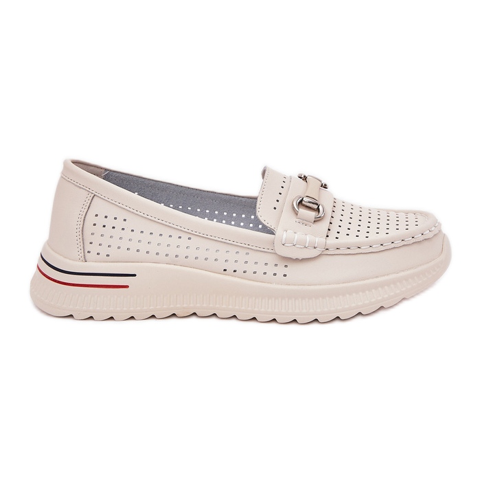 Openwork Vinceza 95331 Ballerines naturelles beige