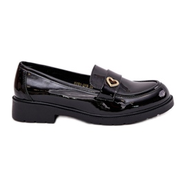 S.Barski Locons pour femmes peintes avec Heart S. Barski HY51-379 Black noir