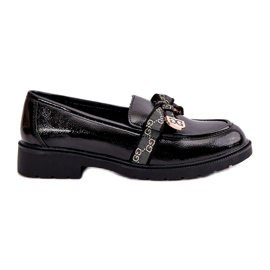 S.Barski Locons pour femmes peintes avec des arcs S. Barski HY42-331A noir le noir