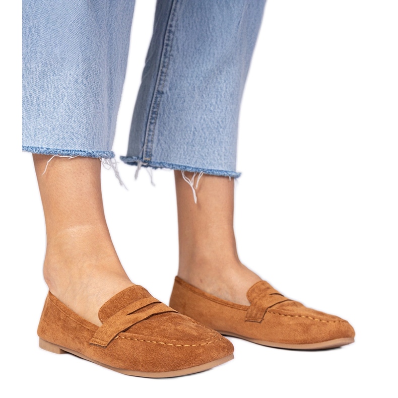 Mocassins élégants bruns d'Ekozamsz