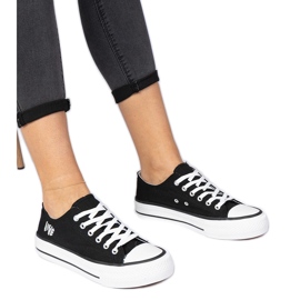 Baskets classiques noires pour femmes le noir