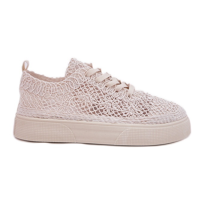 Blaci Sneakers pour femmes sur la plate-forme légère Beige Blaci Sneakers pour femmes sur la plate-forme légère Beige